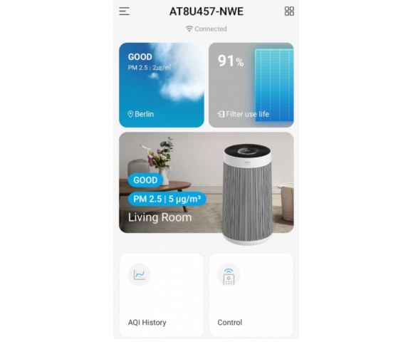 WINIX T800 Wi-Fi Καθαριστής Αέρα με HEPA & PlasmaWave® – Έως 120 m²