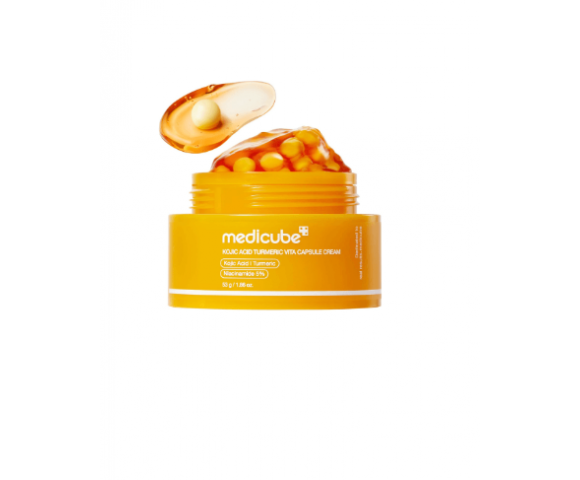 Medicube Kojic Acid Turmeric Vita Capsule Cream 53g – Διφασική Κρέμα με Κοζικό Οξύ για Ομοιόμορφο Τόνο