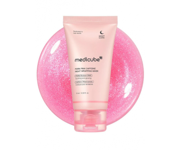 Medicube PDRN Pink Caffeine Night Wrapping Mask 75ml – Μάσκα Νύχτας με PDRN & Καφεΐνη για Θρέψη, Σύσφιξη & Λάμψη