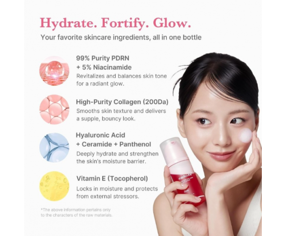 Medicube PDRN Pink Collagen Bubble Serum 95ml – Αντιγηραντικός Ορός σε Μορφή Αφρού με PDRN & Κολλαγόνο