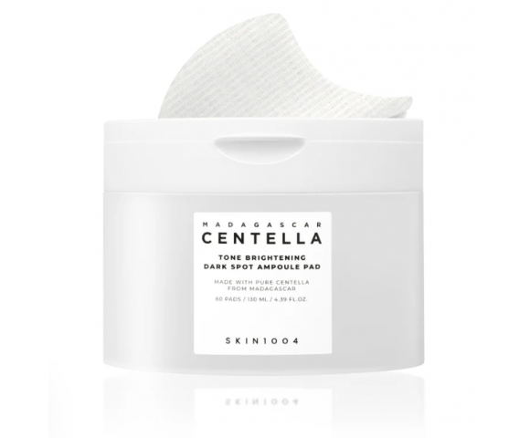 SKIN1004 Madagascar Centella Tone Brightening Dark Spot Ampoule Pad 60 Pads – Pads Λάμψης για Κηλίδες & Ομοιόμορφο Τόνο