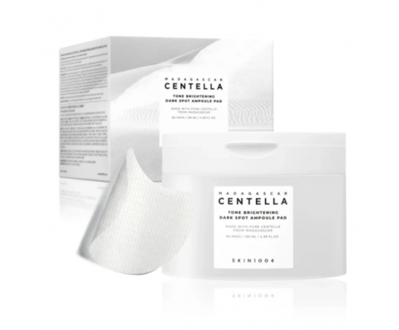SKIN1004 Madagascar Centella Tone Brightening Dark Spot Ampoule Pad 60 Pads – Pads Λάμψης για Κηλίδες & Ομοιόμορφο Τόνο