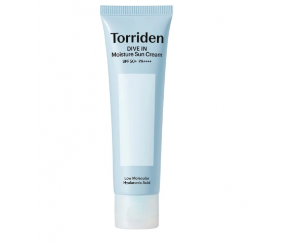 Torriden DIVE-IN Watery Moisture Sun Cream SPF50+ PA++++ 60ml – Ενυδατική Αντηλιακή Κρέμα με Υαλουρονικό Οξύ