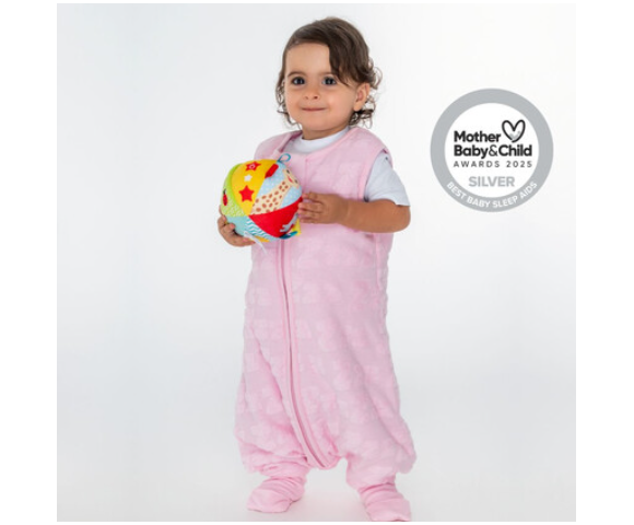 BabyBliss BlissJump “Dreamy Zzz” Pink – Βρεφικός Υπνόσακος με Ποδαράκια 1 Tog. (3-5 Ετών)