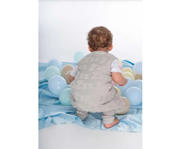 BabyBliss BlissJump “Grey” 2.5 TOG – Χειμωνιάτικος Υπνόσακος με Ποδαράκια