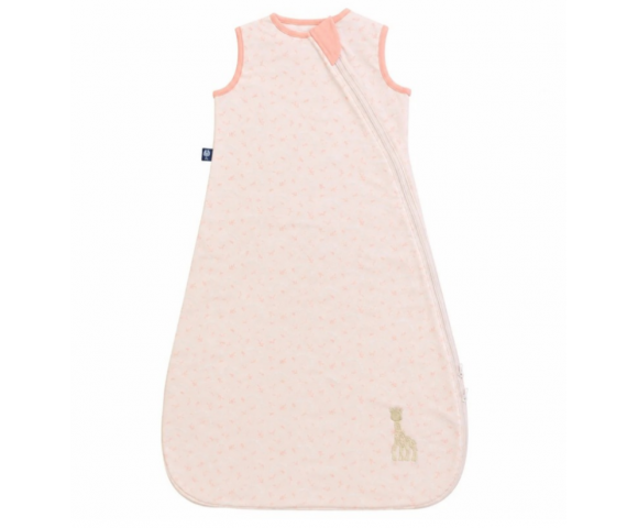 BabyBliss BlissJump x Σόφι η Καμηλοπάρδαλη “Leaves pink” 1.0 TOG – Υπνόσακος με Ποδαράκια 6-18 months