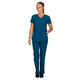 Alezi Stretch Σετ Ιατρικό Παντελόνι και Μπλούζα Γυναικεία - Πετρόλ