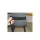 Dooky Φορητό Καθισματάκι Φαγητού Υφασμάτινο για Καρέκλα Travel Black Grey Melange