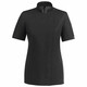 Egochef Σακάκι Σεφ 100% Microfiber Γυναικείο Μαύρο με Κοντό Μανίκι