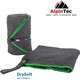 AlpinPro Drysoft Πετσέτα Προσώπου Microfiber Γκρι 80x40εκ.
