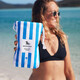 Dock & Bay: Πετσέτα θαλάσσης Quickdry Cabana - Bondi Blue  X-Large  200x90cm