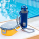 Ecolife Δοχείο Φαγητού Inox Yellow  - Με Χώρισμα 900ml