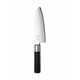 Kai Wasabi Black Μαχαίρι Santoku από Ανοξείδωτο Ατσάλι 16.5cm 6716S