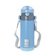 Ecolife Ανοξείδωτο Παγούρι Θερμός με Καλαμάκι Blue 400ml