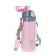 Ecolife Ανοξείδωτο Παγούρι Θερμός με Καλαμάκι Pink 400ml