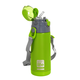 Ecolife Ανοξείδωτο Παγούρι Θερμός με Καλαμάκι Green 400ml