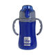Ecolife Πλαστικό Παγούρι Θερμός με Καλαμάκι Navy Blue 300ml