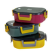 Ecolife Δοχείο Φαγητού Inox Yellow  - Με Χώρισμα 900ml