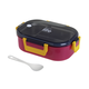 Ecolife Δοχείο Φαγητού Inox Deep Rose - Με Χώρισμα 900ml