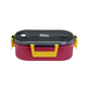 Ecolife Δοχείο Φαγητού Inox Deep Rose - Με Χώρισμα 900ml