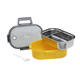 Ecolife Δοχείο Φαγητού Inox Yellow  - Με Χώρισμα 900ml
