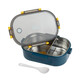 Ecolife Δοχείο Φαγητού Inox Blue - Με Χώρισμα 900ml