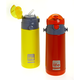 Ecolife Ανοξείδωτο Παγούρι Θερμός με Καλαμάκι Red 400ml