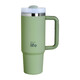Ecolife Μεταλλικό Ποτήρι Θερμός (Με Καλαμάκι) Baby Leaf 900 ml