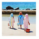 Dock & Bay: Παιδικό πόντσο Quickdry - Unicorn Waves Microfiber (Μικροϊνες) 6-10 ετών