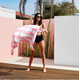 Dock & Bay: Πετσέτα θαλάσσης Quickdry Cabana - Malibu Pink Microfiber (Μικροϊνες)  X-Large  200x90cm