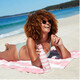 Dock & Bay: Πετσέτα θαλάσσης Quickdry Cabana - Malibu Pink Microfiber (Μικροϊνες)  X-Large  200x90cm