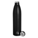 Ecolife Θερμός Ανοξείδωτο Μπουκάλι  1lt Slim Black / Μαύρο