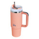 Ecolife Μεταλλικό Ποτήρι Θερμός (Με Καλαμάκι) Flamingo Pink 900 ml
