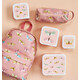 A little lovely company Σετ 4 δοχεία φαγητού Lunch & Snack Box Butterflies