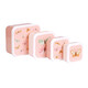 A little lovely company Σετ 4 δοχεία φαγητού Lunch & Snack Box Butterflies