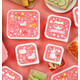 A little lovely company Σετ 4 δοχεία φαγητού Lunch & Snack Box  Fun