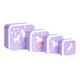 A little lovely company Σετ 4 δοχεία φαγητού Lunch & Snack Box  Unicorn Dreams
