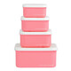 A little lovely company Σετ 4 δοχεία φαγητού Lunch & Snack Box  Ice-cream