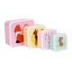 A little lovely company Σετ 4 δοχεία φαγητού Lunch & Snack Box "Forest Friends"