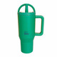 Ecolife Ανακυκλώσιμο Handled Tumbler Θερμός Ανοξείδωτο BPA Free 900ml Green Tea με Καλαμάκι και Λαβή