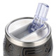 Estia Ποτήρι Θερμός Ανοξείδωτο Noir Echo με Καλαμάκι 500ml 01-22631
