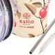 Estia Ποτήρι Θερμός Ανοξείδωτο Sakura Whisper με Καλαμάκι 350ml 01-22990