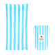 Dock & Bay: Πετσέτα θαλάσσης Quickdry - Tulum Bliue Microfiber (Μικροϊνες)  Large  160x90cm