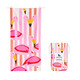 Dock & Bay Kids: Πετσέτα θαλάσσης παιδική Quickdry Cabana - Flamingos (Μικροϊνες) Medium 130x70cm