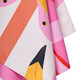 Dock & Bay Kids: Πετσέτα θαλάσσης παιδική Quickdry Cabana - Flamingos (Μικροϊνες) Medium 130x70cm