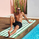 Dock & Bay: Πετσέτα θαλάσσης Quickdry Cabana - Cayman Olive Microfiber (Μικροϊνες)  Large  160x90cm Dock & Bay: Πετσέτα θαλάσσης Quickdry Cabana - Cayman Olive Microfiber (Μικροϊνες)  Large  160x90cm