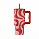 Estia  Θερμός  Straw Tumbler XL SAVE THE AEGEAN  900ml Coral Waves - 01-41588