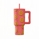 Estia  Θερμός  Straw Tumbler XL SAVE THE AEGEAN  900ml Orange Pop -01-41595