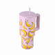 Estia  Θερμός  Straw Tumbler XL SAVE THE AEGEAN  900ml Banana Mood - 01-41601