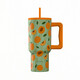 Estia  Θερμός  Straw Tumbler XL SAVE THE AEGEAN Peach Garden 900ml 01-41632